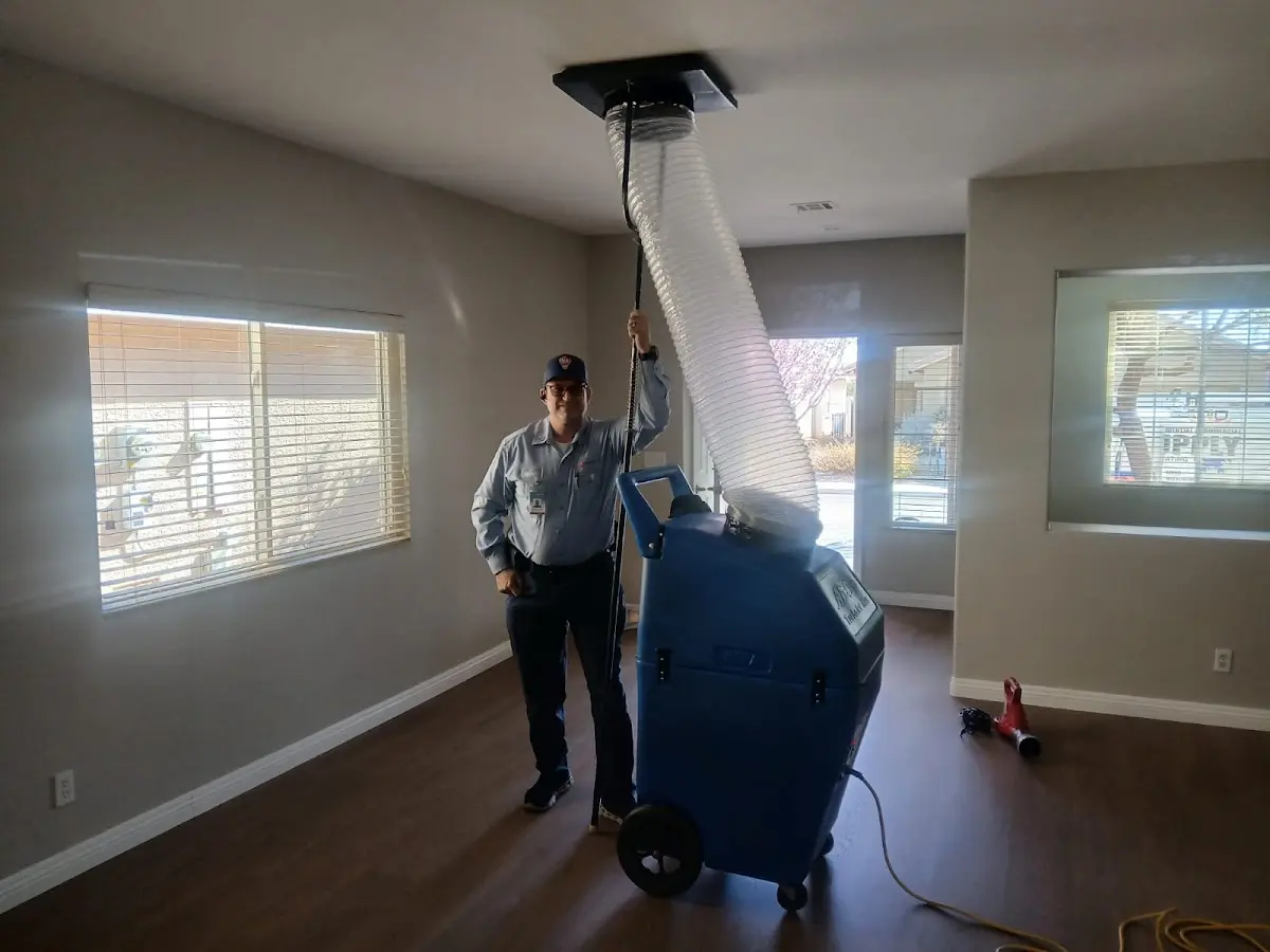 Professional Dryer Vent Cleaning work inside a Little Elm home